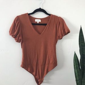Bohme Boutique Puff Sleeve Bodysuit